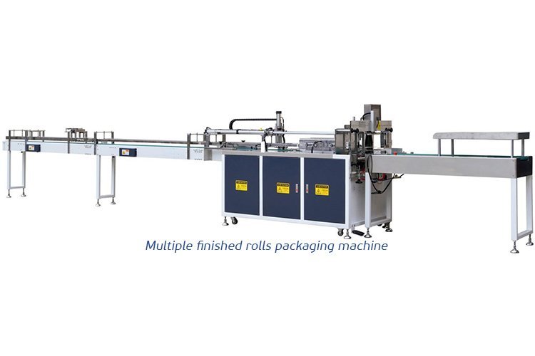 Multiple-tissue-rolls-packaging-machine