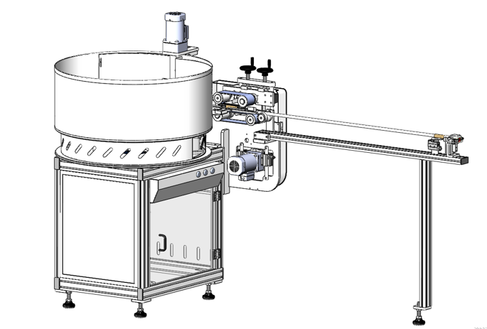 3D picture of core hopper